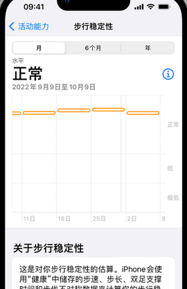 宜州iPhone手机维修如何在iPhone开启'步行稳定性通知'