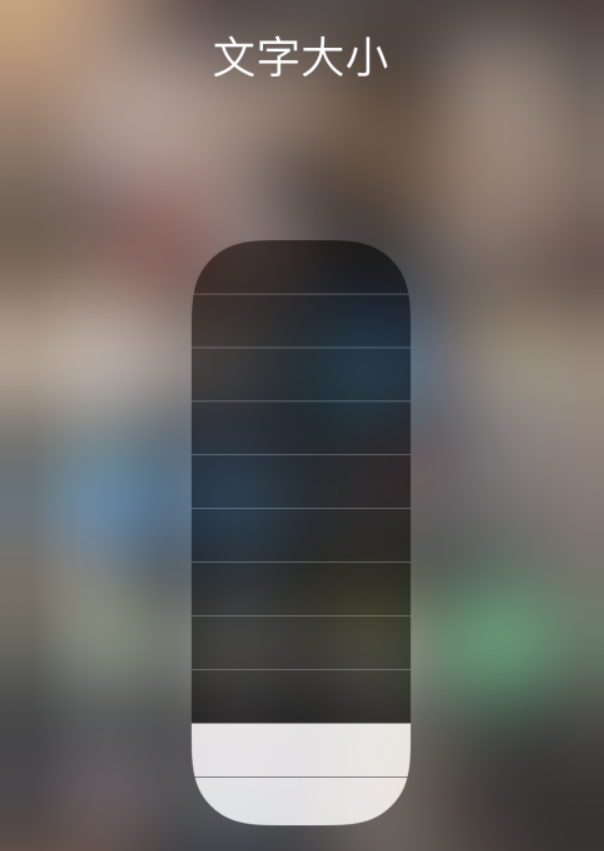 宜州苹果手机维修分享小技巧：在 iPhone 控制中心快速调节字体大小 