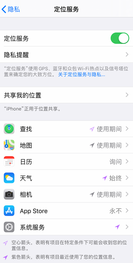 宜州苹果手机维修分享iPhone 状态栏中时间显示为蓝色图标是什么情况 